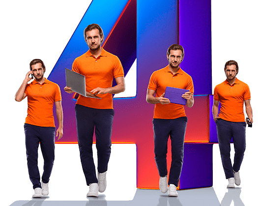 Великолепная четверка Ростелеком в село Степной Баджей (Красноярский край)